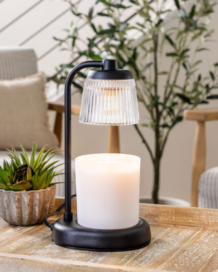 Fluted Glass Lamp