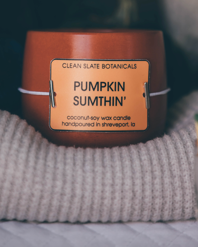 pumpkin candle